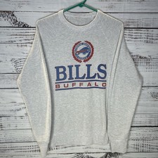 Vintage Buffalo Bills Raglan Graphic Pullover Crewneck Sweatshirt Men  s Small