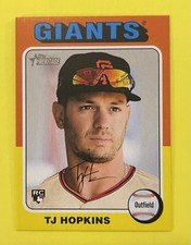 2024 Topps Heritage High Number - TJ Hopkins #628 - Mini SP - Giants RC