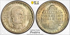 1950 Booker T. Washington 50C PCGS MS-67 CAC