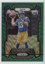 2023 Panini Prizm Rookies Green Wave Prizm Stetson Bennett IV #358 1k9t