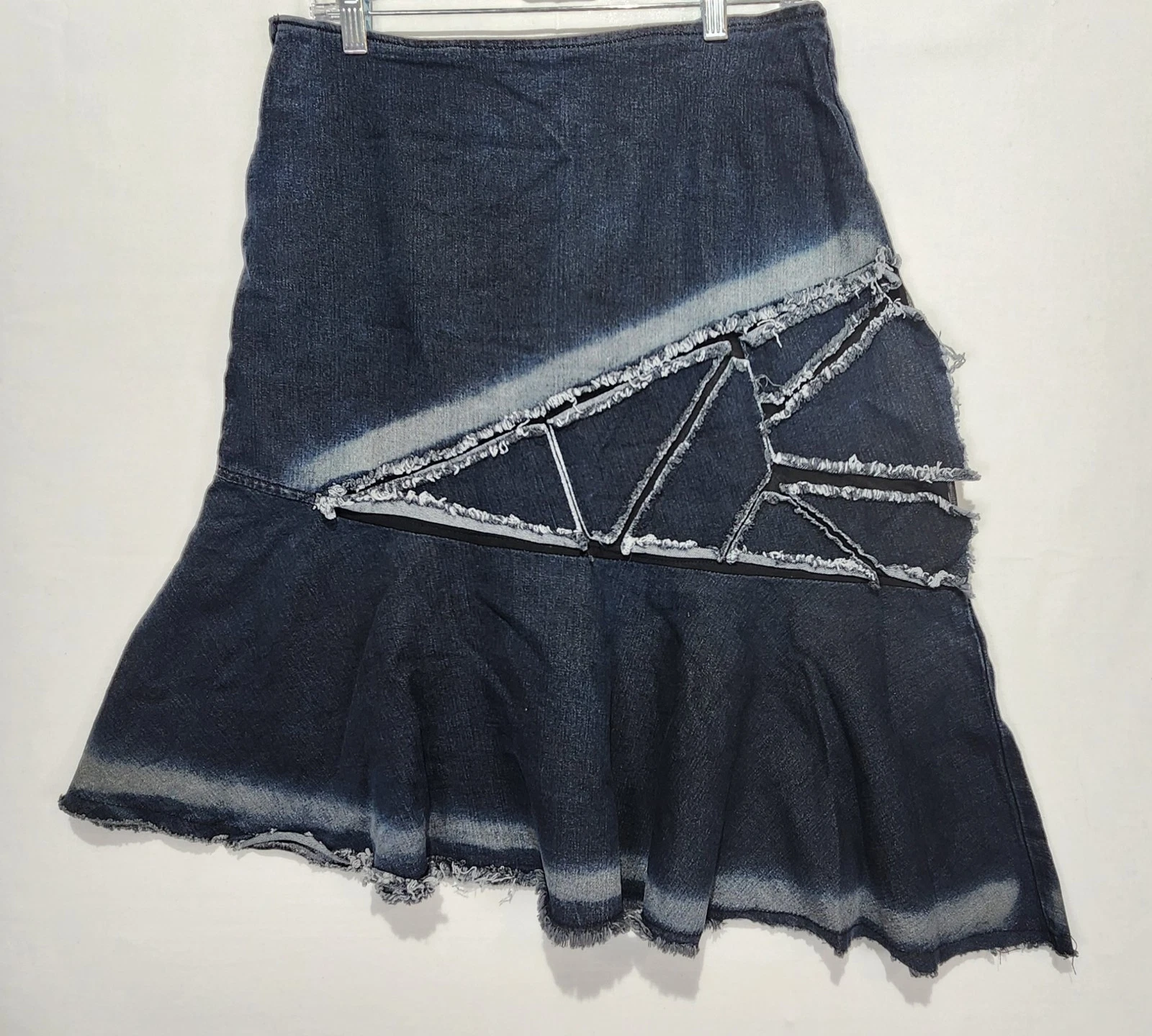 Zerotime Jeans Women's Casul Western Wear Denim Skirt Blue Size M