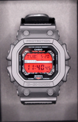 CASIO G-SHOCK GX-56BBR-1JF SCHWARZ UND FETT ROTES Zifferblatt Quadrat...