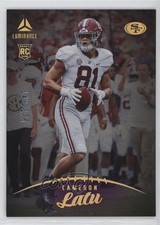 2023 Panini Luminance Rookie Purple 143/175 Cameron Latu #166 3hd