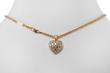 Cartier Kette Anhänger Heart Vintage 43 Brillanten 750 Gelbgold [BRORS 20182]