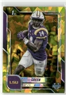 2025 Bowman Chrome University Sapphire Football Yellow Trey'Dez Green #94