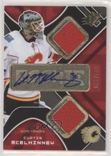 2007-08 SPx 12/999 Curtis McElhinney #207 Auto 2d8