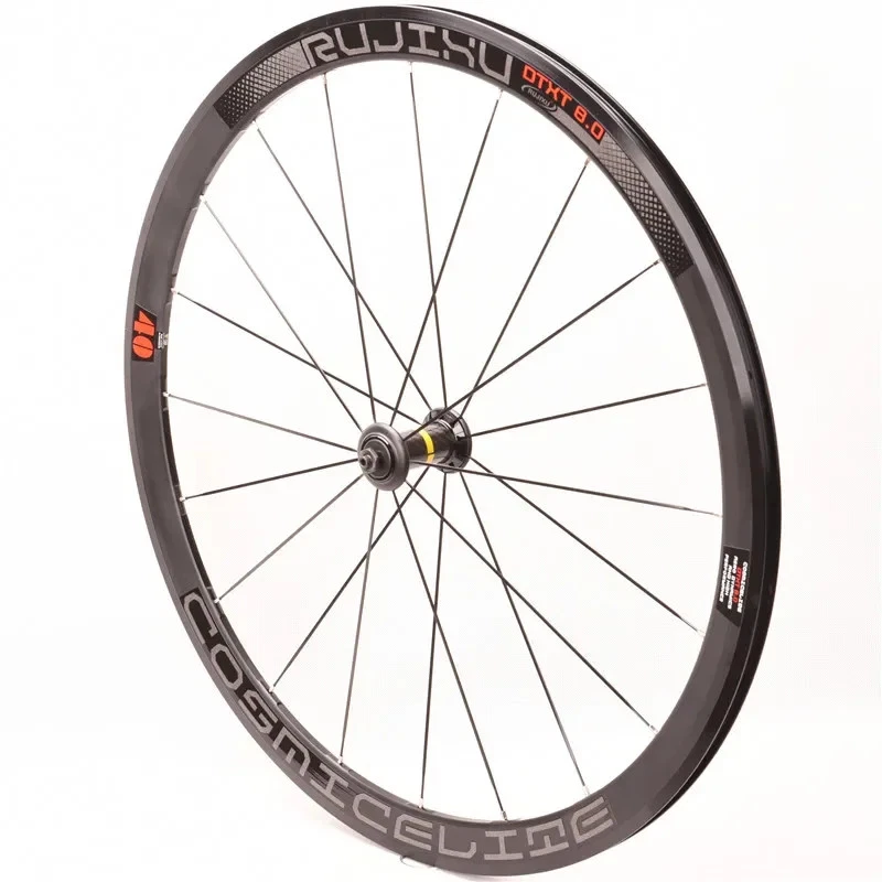 700C 30/40/50mm Depth Fixed Gear Track Bicycle Anti-cursor Wheelset Alloy Rims - Image 3 of 4