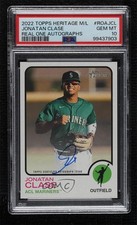 2022 Heritage Minor League Edition Real One Jonatan Clase PSA 10 GEM MT Auto g6p