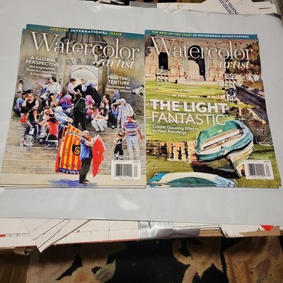 WATERCOLOR ARTIST MAGAZINE Spring/Summer 2026 ~ International Issue ~ Lot Of 2