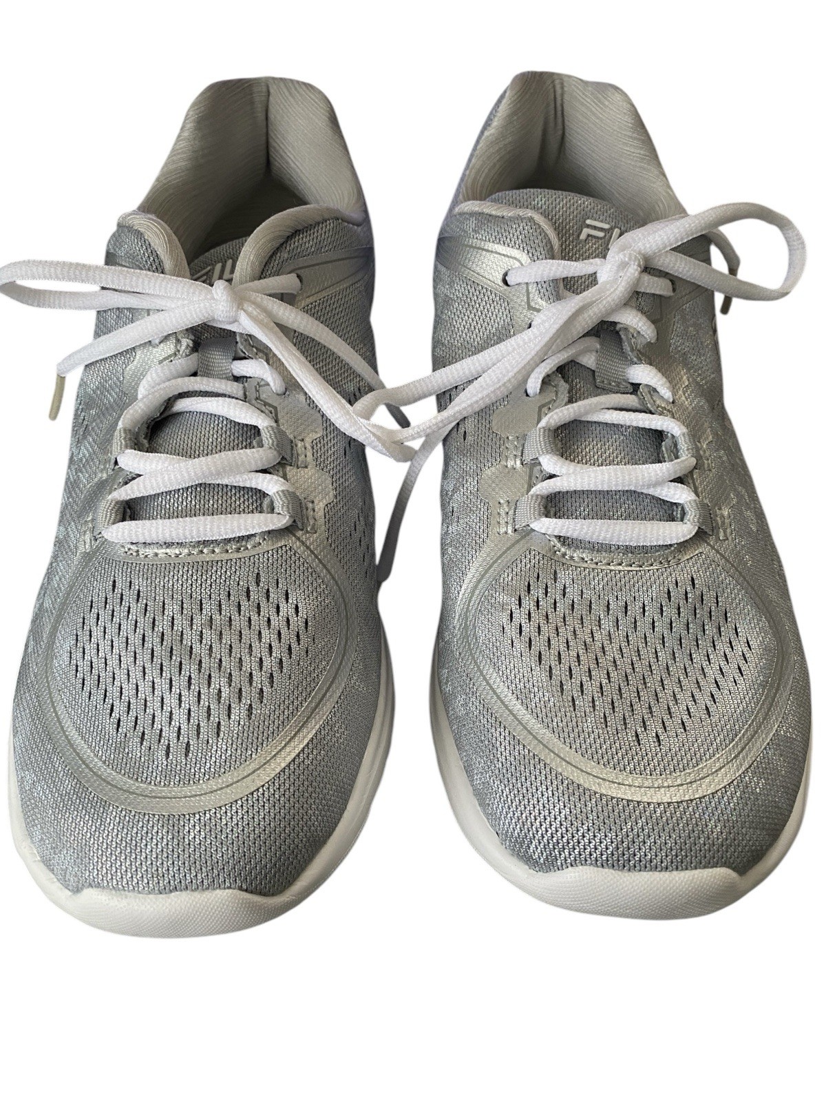 SAOLA Scarpe da allenamento FILA donna taglia 11 sneakers argento metallizzato ottava 2