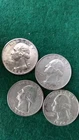 1964 Washington Quarters X4