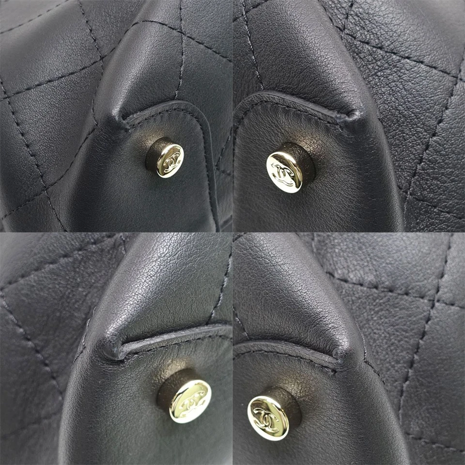 Chanel Grande Compras AS4686 Cuero BK GD Hardware Bolso de Hombro Caja 216886 Foto 4 de 4