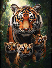 Tiger Diamond Art Kits for Adults,Animal Diamond Painting Kit, Winter 5D Full...