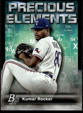 2023 Bowman Platinum #PE-3 Kumar Rocker Precious Elements Texas Rangers Baseball