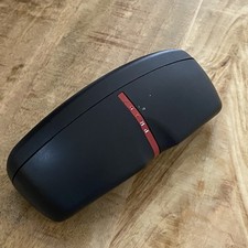 Genuine Prada Sunglasses / Eyeglasses Hard Case Black Red Stripe