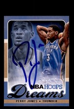 Signed Basketball Card Auto Perry Jones 2013-14 Hoops #25 Oklahoma City Thunder