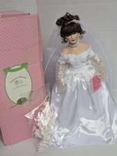 1990s Paradise Galleries Porcelain Bride Doll...