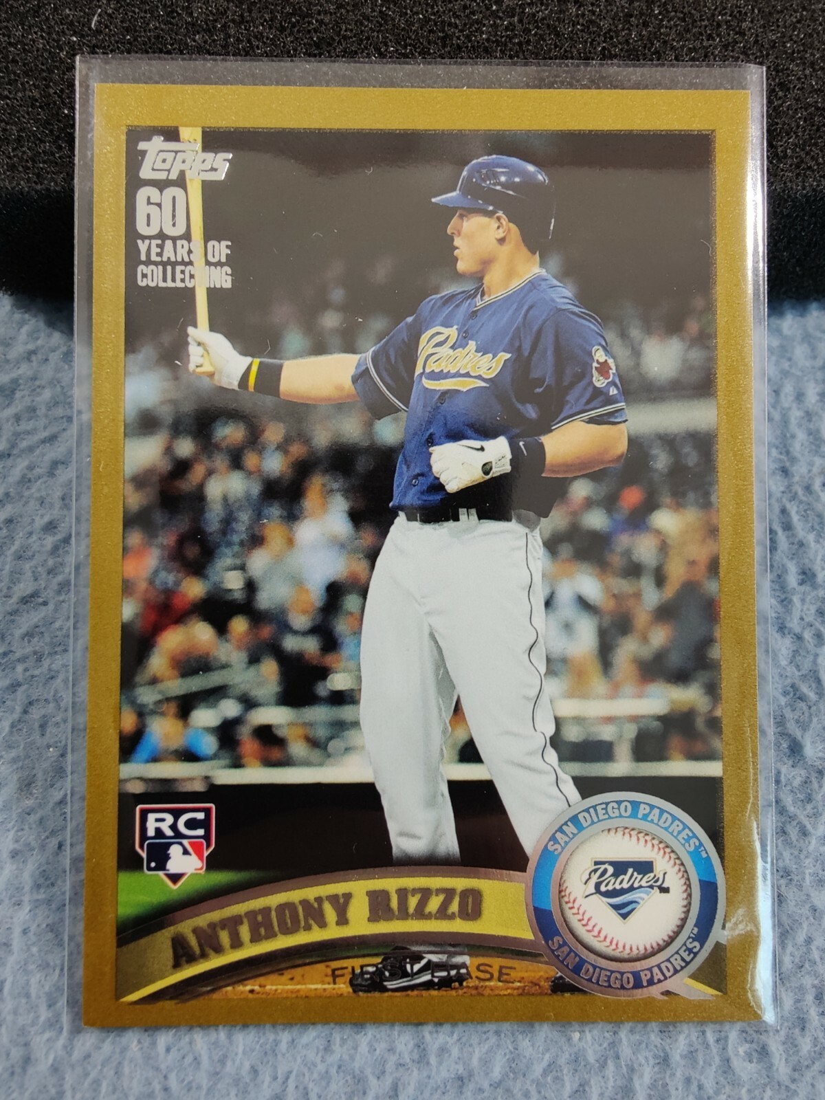 2011 TOPPS UPDATE GOLD ANTHONY RIZZO #'D 403/2011 US55 RC SAN DIEGO PADRES