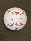 Hank Aaron Autographed ” Signed” Baseball.HOF.  COA