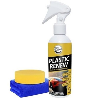 Plastic Restorer, Quick Plastic Parts Coating to Restore Original Black Color fo