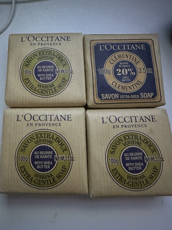 L'Occitane Shea Butter Extra Gentle Verbena Soaps - 100gm/3.5 oz -