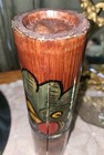 Vintage Folk Art Log Drum Wooden Tongue Slit Drum Talking Instrument Bird Moon — photo 9