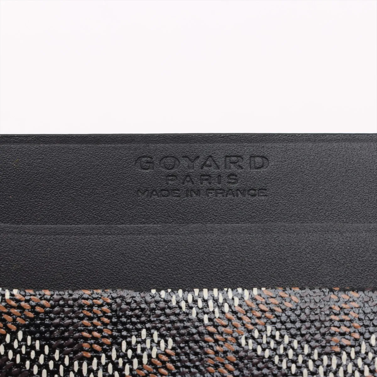 Goyard PVC & leather Card Case Black | eBay