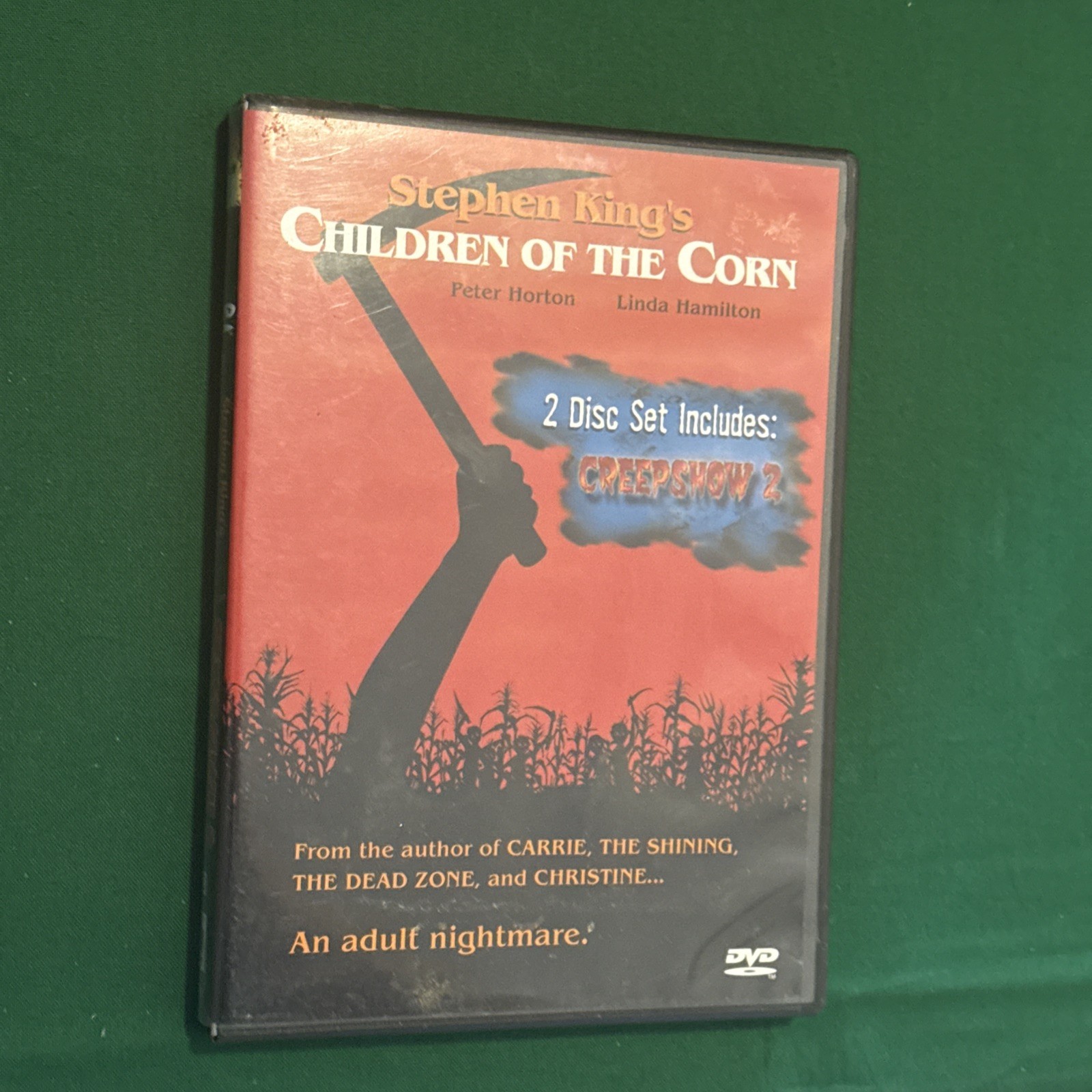 Children Of The Corn & CreepShow 2 DVD Disc Set Double Feature OOP Stephen King