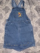90s Vintage Winnie The Pooh Short Overalls  