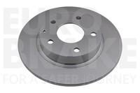 2X Eurobrake Bremsscheibe Voll Ø265Mm FüR Mazda 3 BM BN CX-3 DK