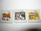 Super Mario 3D Land (3DS, 2011) Mario Bros. 2 Luigi's Mansion Dark Moon Game Lot