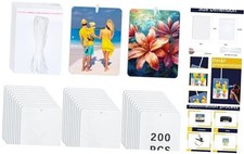 200 pcs Sublimation Car Freshener Blanks - Air Freshener