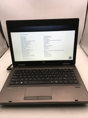 HP PROBOOK 6475B - BOOTS TO BIOS/ADMIN LOCK - AMD A4 4300M - 4GB RAM - READ - BB