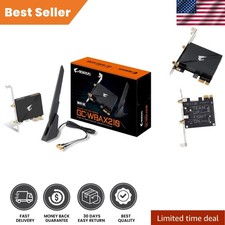 Intel WiFi 6E 2x2 PCIe Card - Fast Tri-Band WiFi & Bluetooth 5.2 Expansions