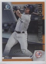 2020 Bowman Hidden Finds Chrome Orange Refractor 4/25 Isiah Gilliam #HF-IG 0c6