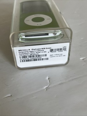 Apple iPod Nano 4th Generation Green 8GB PB746ZD/A A1285 New