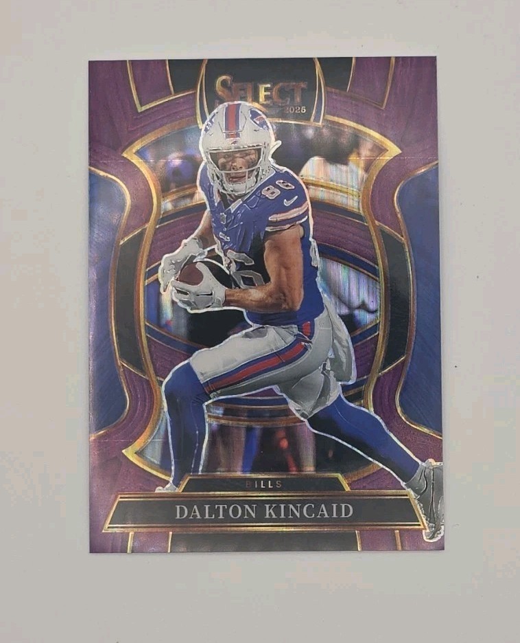 Dalton Kincaid 2025 Panini Select #27 Concourse Purple Prizm Shock RC /699