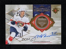 2024 Ultimate Collection 2024-25 Update Gold 58/99 Mackie Samoskevich Auto 14hk