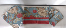World Market Table Runner, Placemats Napkins Boho Floral Blue NEW, SET OF 9