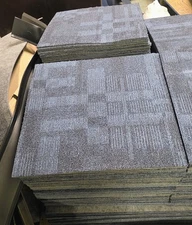 20×20 Carpet Tile Bluish - Glue Down