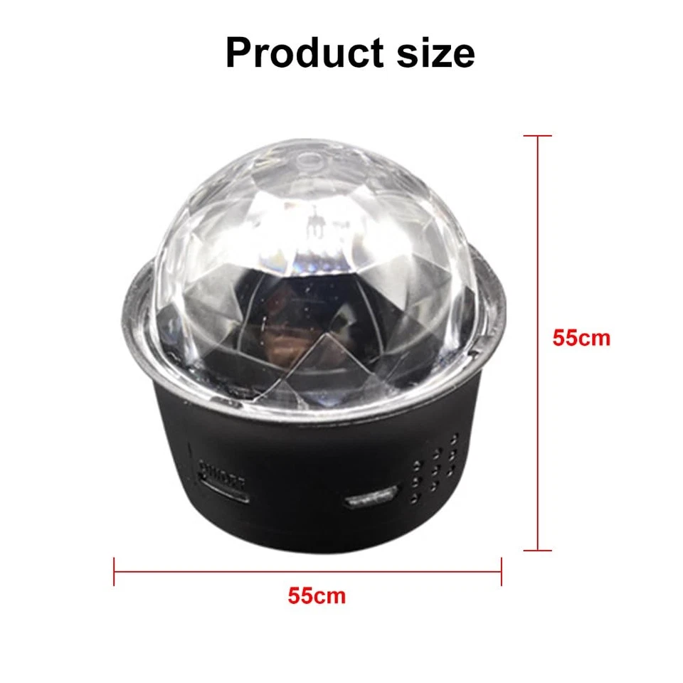 Mini Discokugel Licht, Disco Lichter LED Party Lights, Musik Activated LED Pa... - Bild 3 von 4