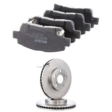 RIDEX Bremsenset Vorne Bremsscheiben Beläge für TOYOTA CELICA (ZZT23)