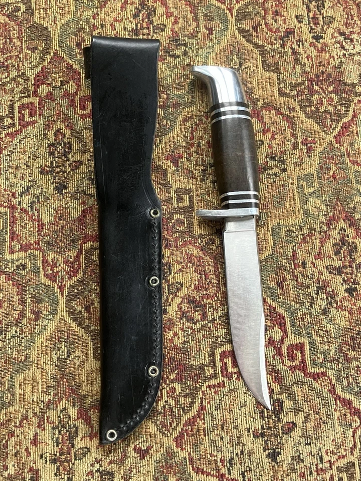 Cuchillo de viajero Linder con funda de cuero Foto 2 de 4