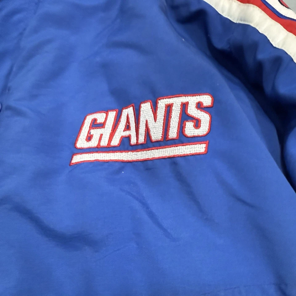 Vintage 90s New York Giants Starter Pro Line Down Parka Mens Large NFL - Image 2 of 4
