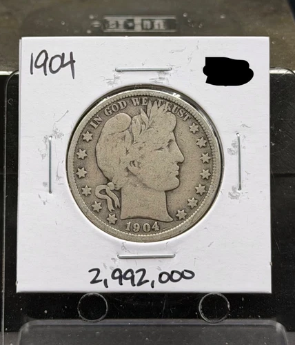 VG/F 1904 Barber Half Dollar