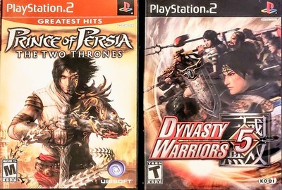 Prince of Persia: Two Thrones & Dynasty Warriors 5 (PS2 Playstation 2 Games)