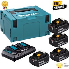 Makita 197627-6 LXT 18V Battery Pack Kit - PSK BL1850Bx4 & DC18RD 240V