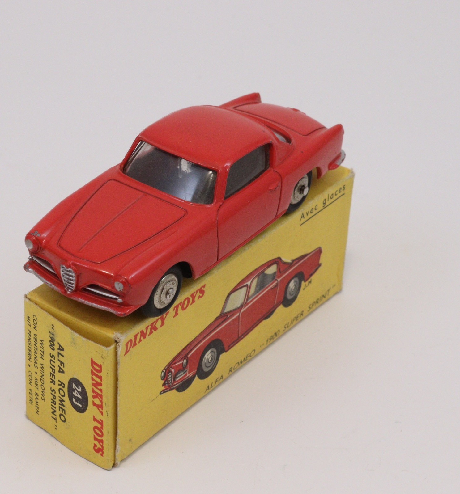Boîte Vide Dinky Toys Alfa Romeo 1900 Super Sprint - Emballage D'origine