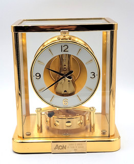 Jaeger LeCoultre Model 540 ATMOS Mantel Clock TESTED 24/hr & NOT RUNNING Lot.H89