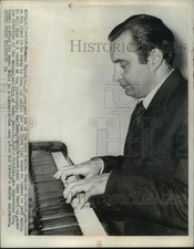 1956 Foto Stampa Pianista Romano Mussolini, Roma, Italia - mjc32046